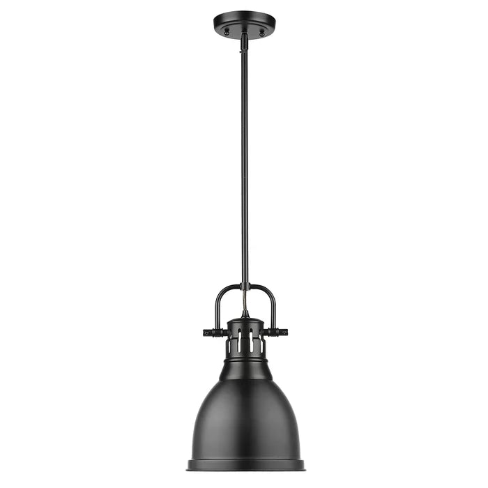 Black Drakeford 1 - Light Single Bell Pendant