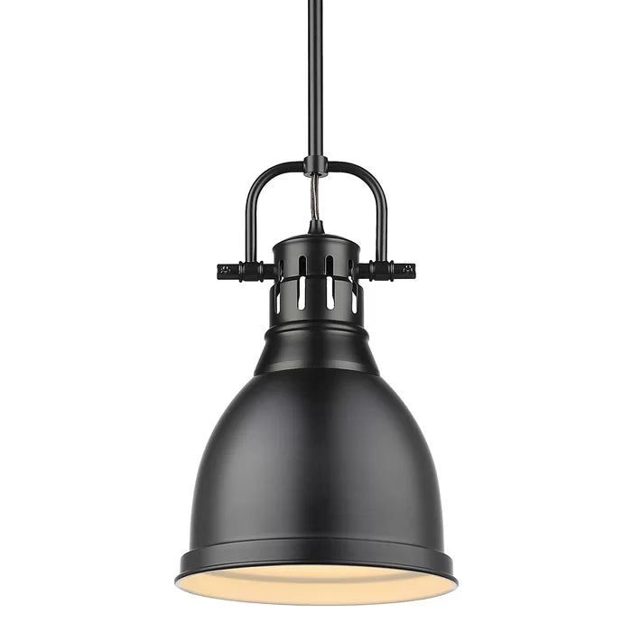 Black Drakeford 1 - Light Single Bell Pendant