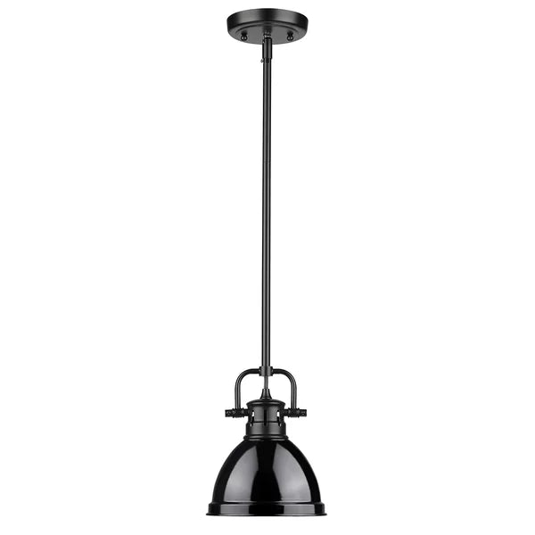 Black Drakeford 1 - Light Single Dome Pendant