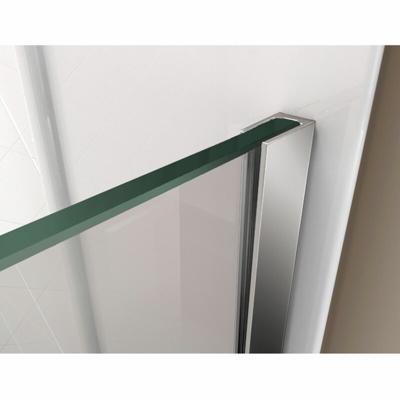 *AS IS* SHEN-263636AS-IS DreamLine Prism Plus 36 in. D x 36 in. W x 72 in. H Frameless Hinged Shower Enclosure (GLASS DOORS ONLY) KBO335