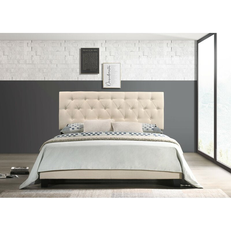 Drusilla Tufted Upholstered Low Profile Standard Bed King