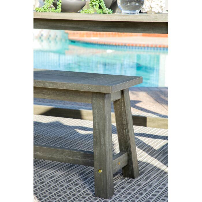 Zephyrine Patio Dining Wooden Picnic Bench K7532