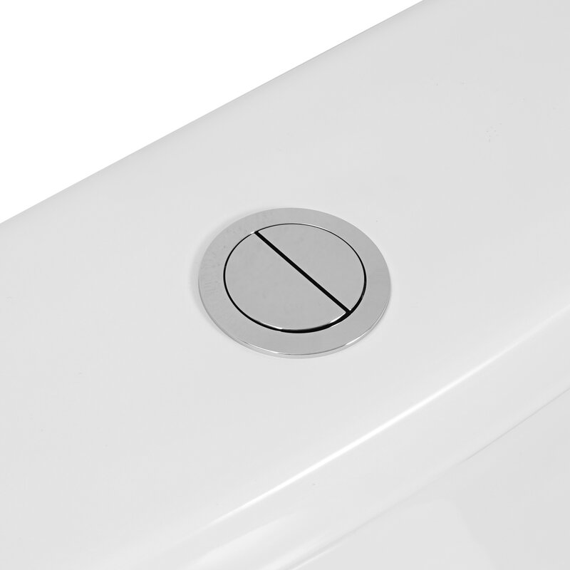 Dual-Flush Elongated One-Piece Toilet