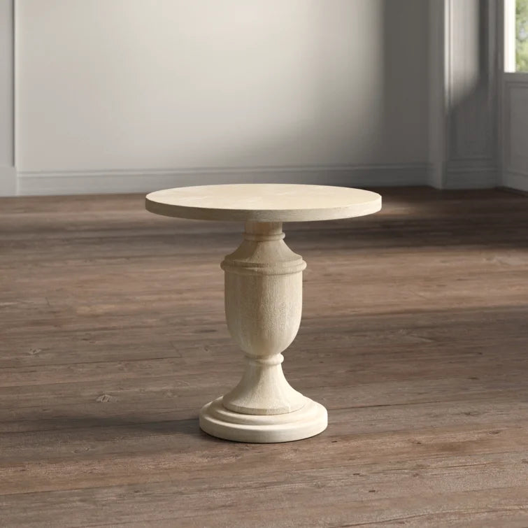 Dudley 21'' Tall Pedestal End Table