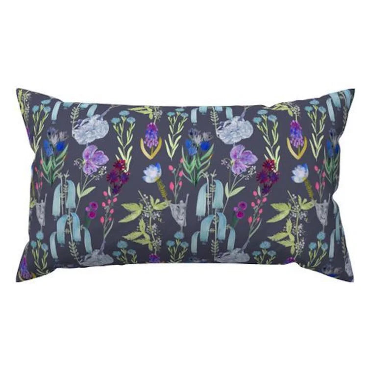 Blue Dunham Rectangular Pillow Cover & Insert