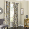 Dunnell Floral Blackout Thermal Rod Pocket Single Curtain Panel (SET OF 2) B23- HS104