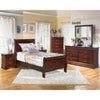 Dark Brown Dwyer Headboard and Footboard (Twin Size) #J37