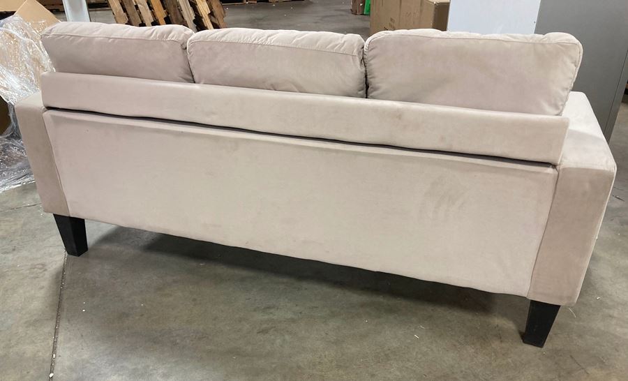Abbey 74" Square  Arm Sofa with Reversible Cushions OP057