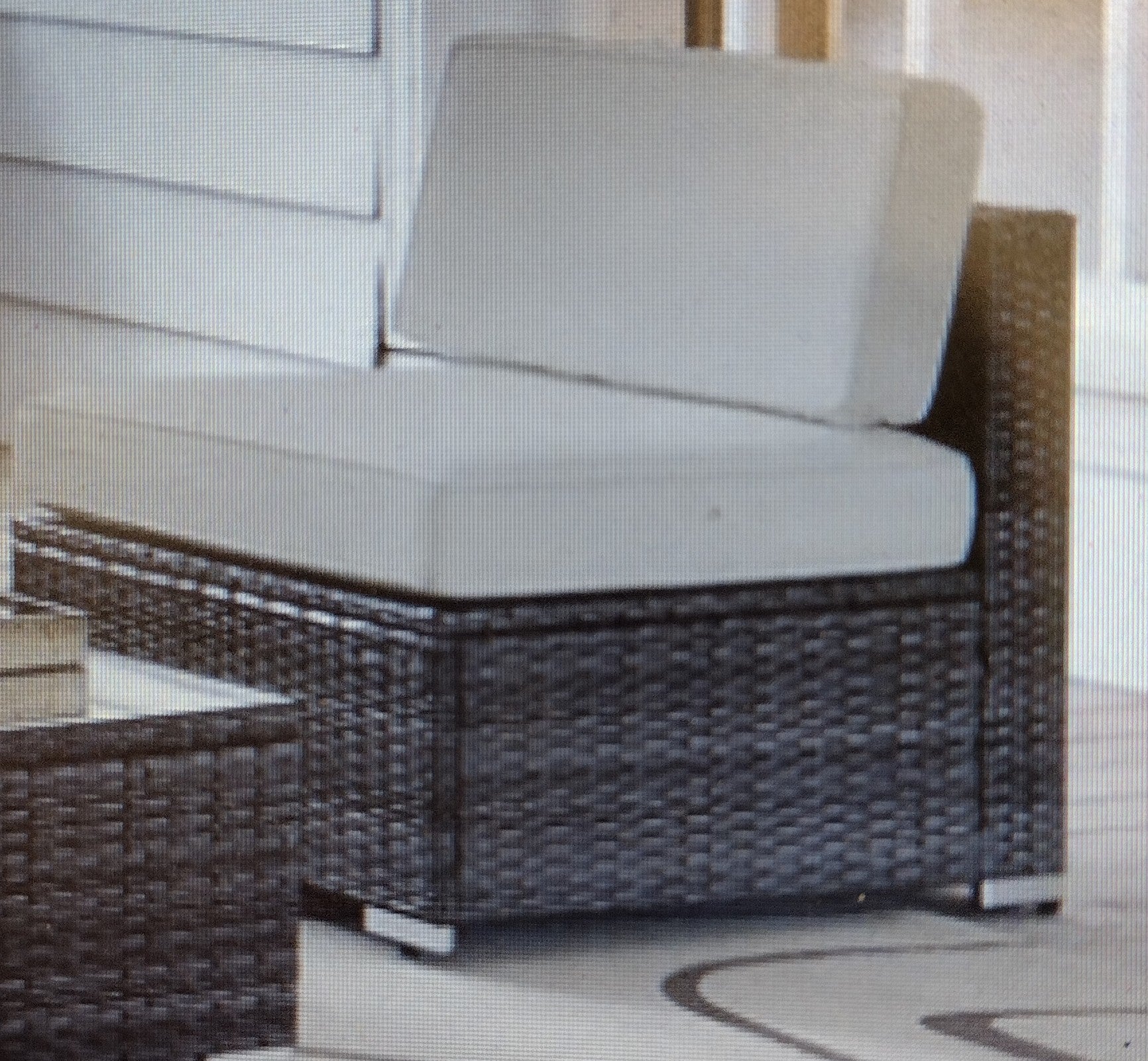 Sea Island 6 Piece Wicker Conversational Set In Gray