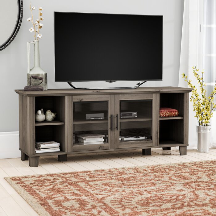 Eberardo TV Stand for TVs up to 65", Gray Wash (#K6309)