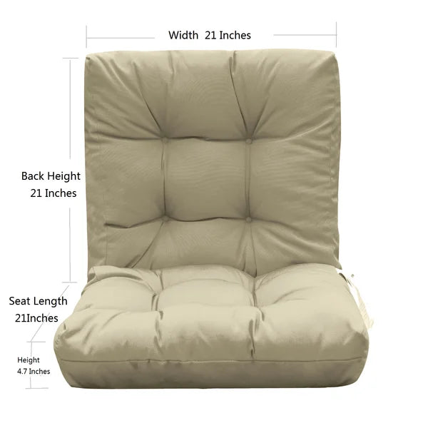 Ebern Designs 1 - Piece Outdoor Seat/Back Cushion