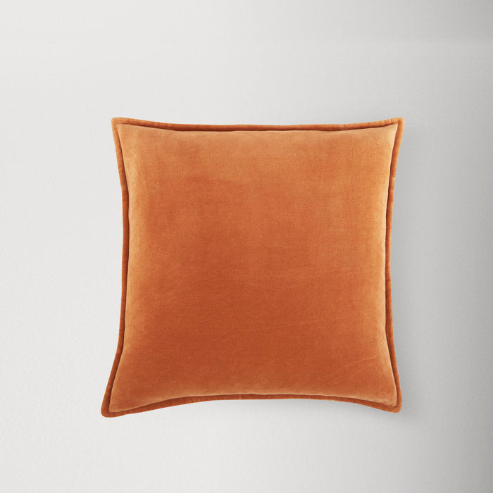 18'' x 18'' Burnt Orange Edgar Throw Pillow