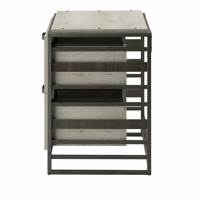 Edgerton 31.7'' Wide 2 Drawer Lateral Filing Salvage & Co Indy