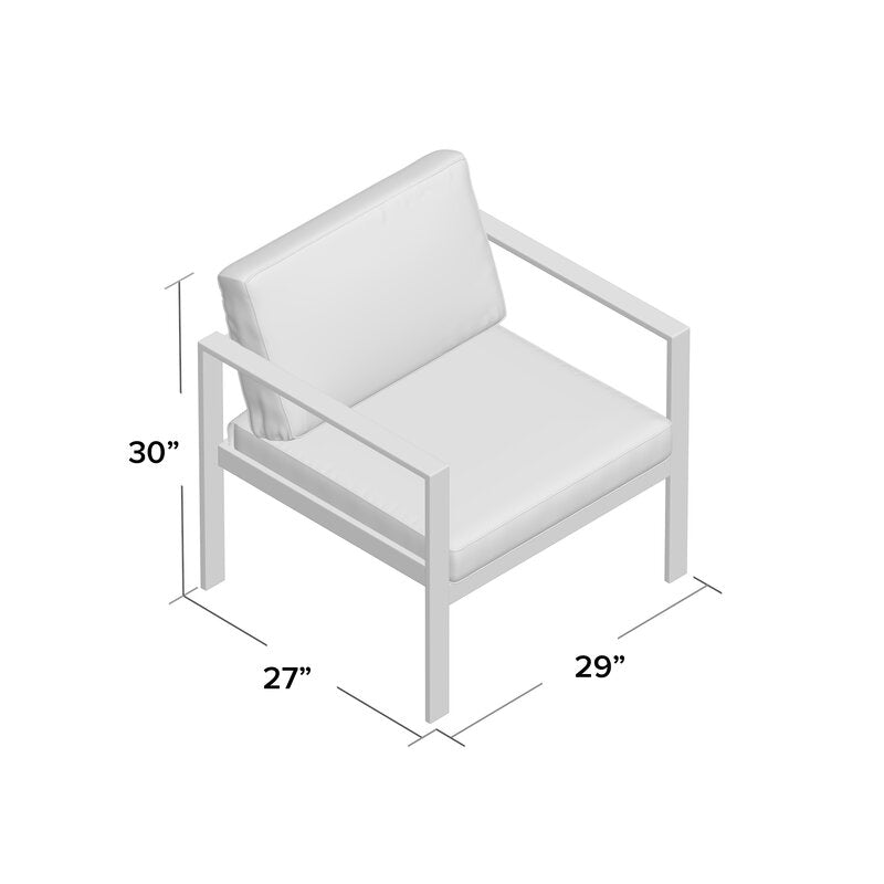 Edina Deep Seating Chair with Cushion, dr455