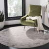 Edvin Abstract Area Rug in Taupe/Gray round 6'7