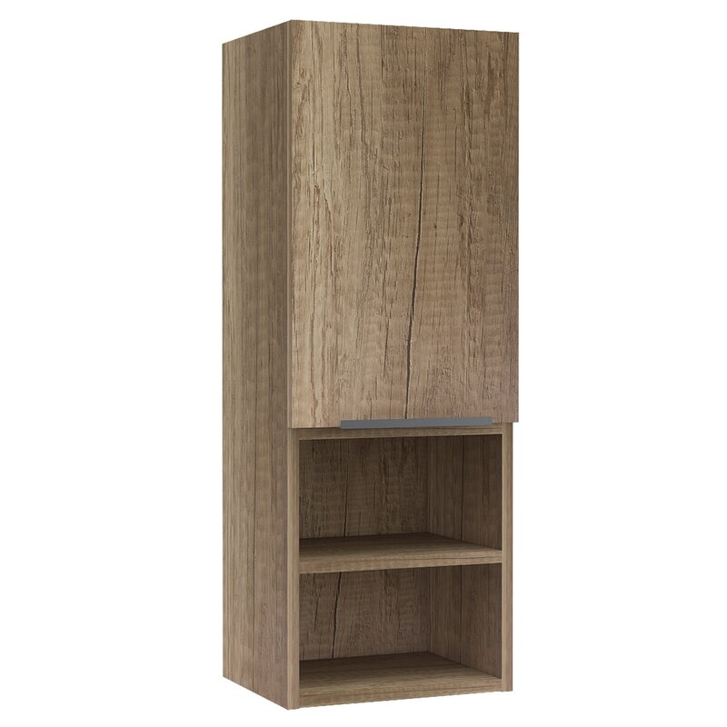 Weathered Oak  Eliasib Surface Mount Frameless Medicine Cabinet MG287