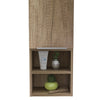 Weathered Oak  Eliasib Surface Mount Frameless Medicine Cabinet MG287