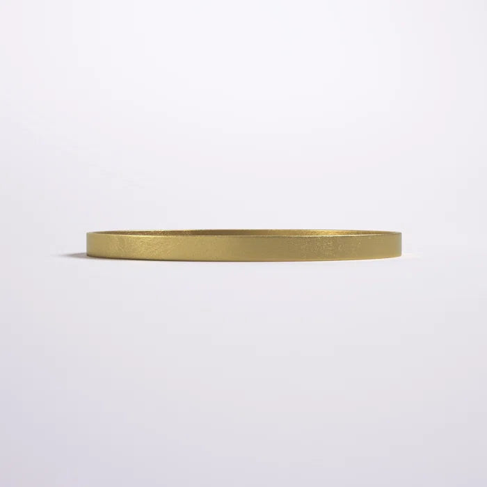 1.15" H x 15.75" W x 15.75" D Gold Elisha Tray