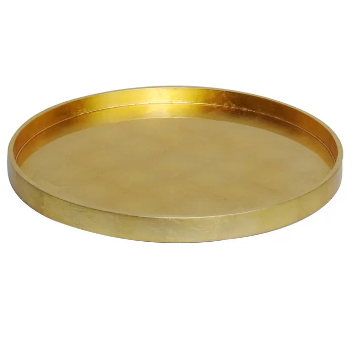 1.15" H x 15.75" W x 15.75" D Gold Elisha Tray