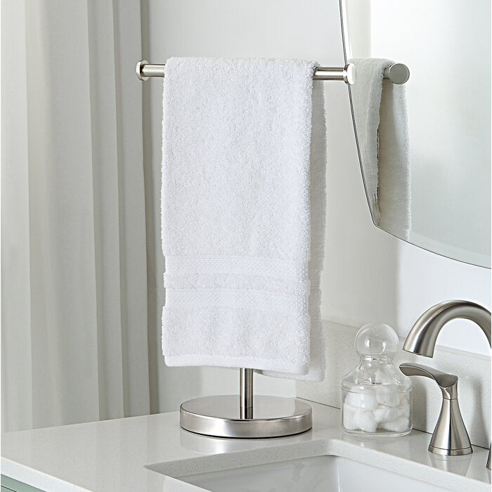 16.5'' H x 11.4'' L x 6.6'' D Elite Countertop Towel Stand