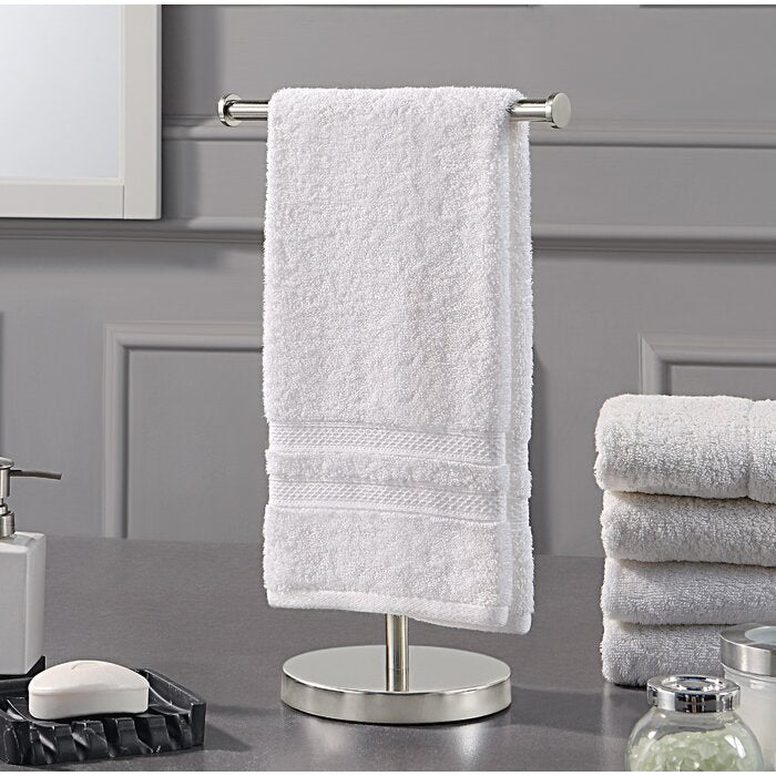 16.5'' H x 11.4'' L x 6.6'' D Elite Countertop Towel Stand