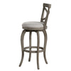 The Gray Barn Chatterly Aged Grey Swivel Counter-height Stool pt775