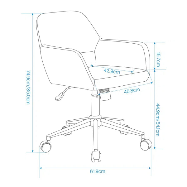 Brown Elliana Task Chair