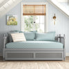 French Gray Elyse Daybed with Trundle