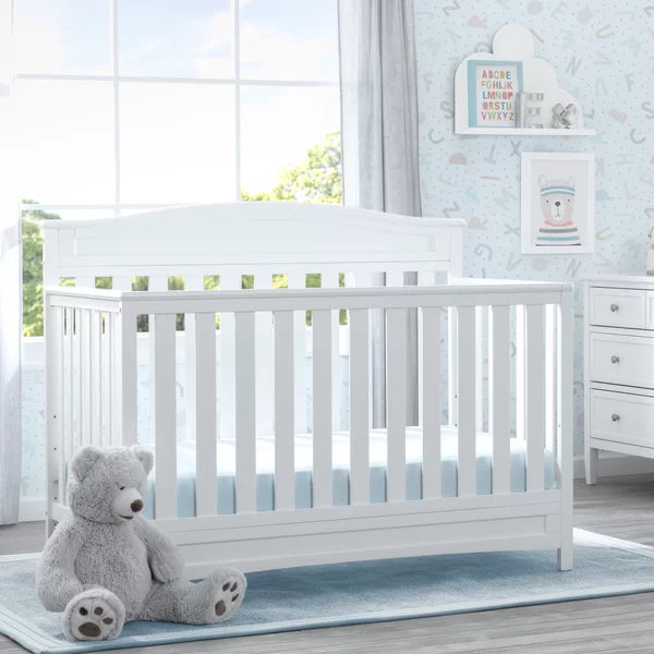 White Emery 4-in-1 Convertible Crib