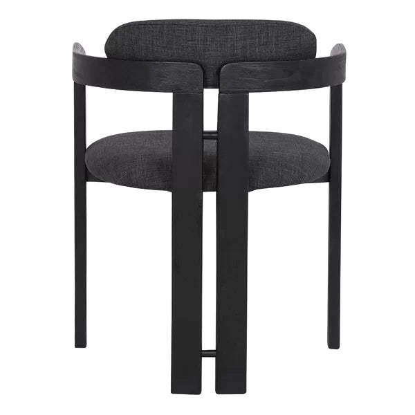 Emmie Arm Chair in Charcoal (Set of 2)
