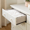 White Wash Emyree 52'' Wide 6 - Drawer Double Dresser