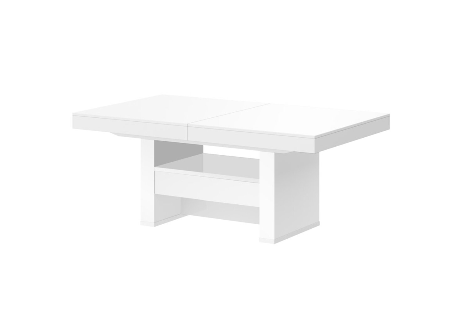 Ender Lift Top Extendable Pedestal Coffee Table with Storage (3 Boxes