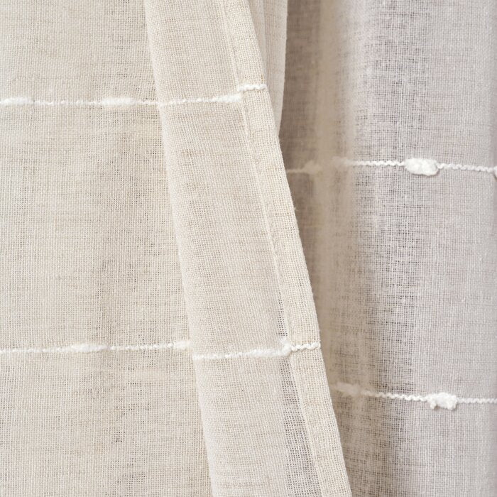 38" W x 84" L Enid Polyester Sheer Curtain Pair (Set of 2)
