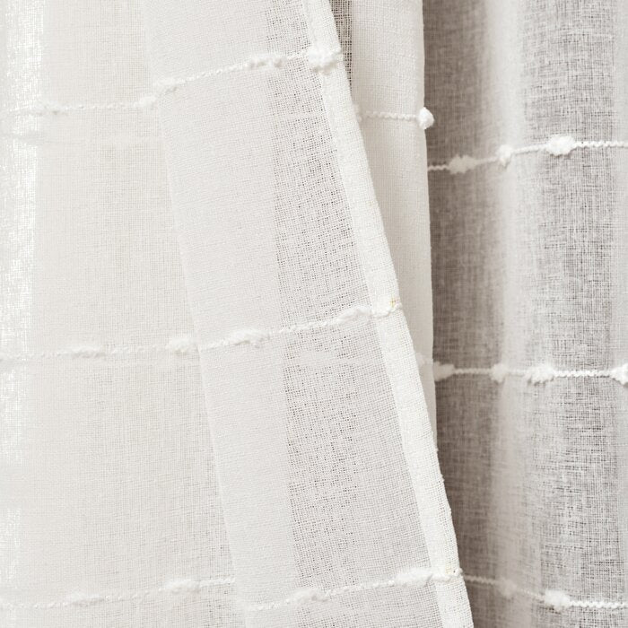 38" W x 95" L Enid Polyester Sheer Curtain Pair (Set of 2)