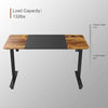 Black/Vintage Erminda Height Adjustable Desk