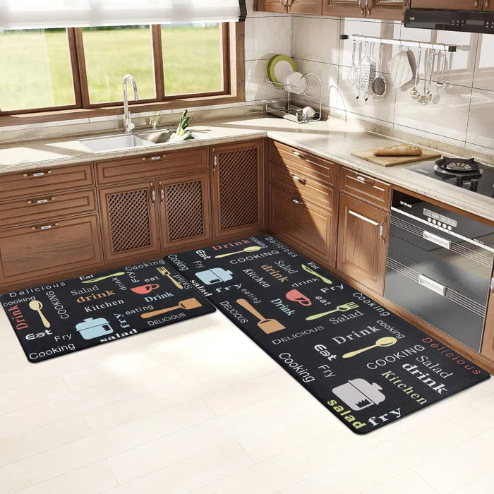 Black/Red/White Escolta Anti-Fatigue Mat