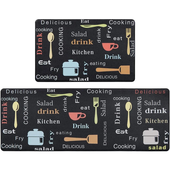 Black/Red/White Escolta Anti-Fatigue Mat