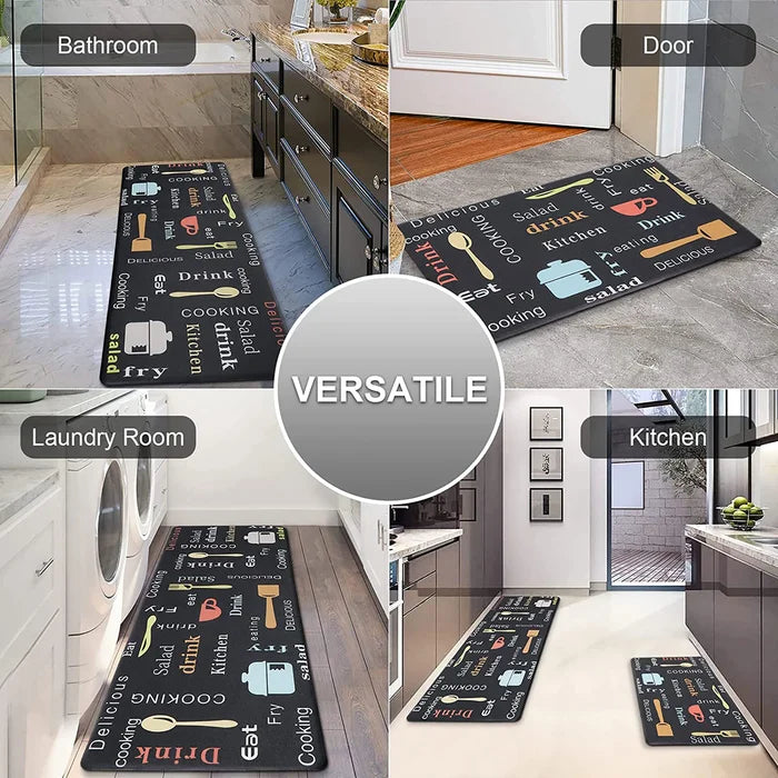 Black/Red/White Escolta Anti-Fatigue Mat