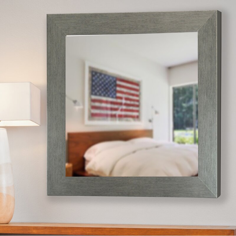 17.5" H x 17.5" W Esmond Traditional Distressed Accent Mirror KB149