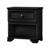 Black Essex 1 Drawer Nightstand