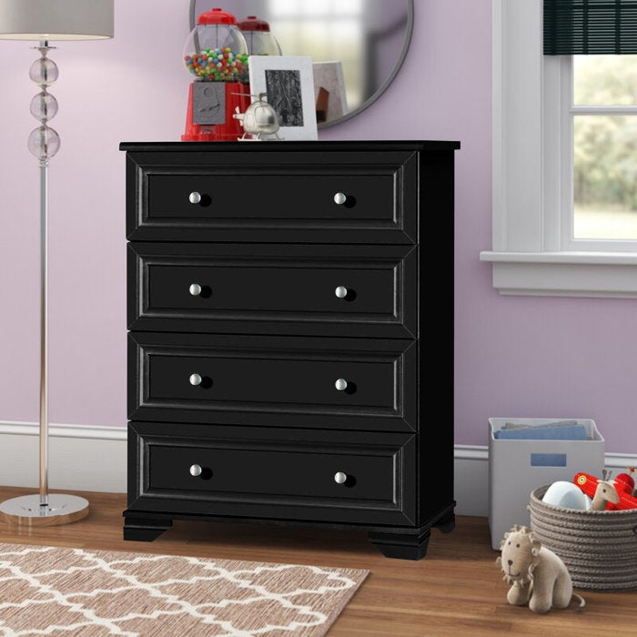 Black Essex 31.5'' Wide 4 Drawer Dresser