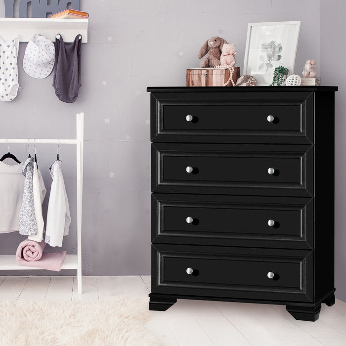Black Essex 31.5'' Wide 4 Drawer Dresser