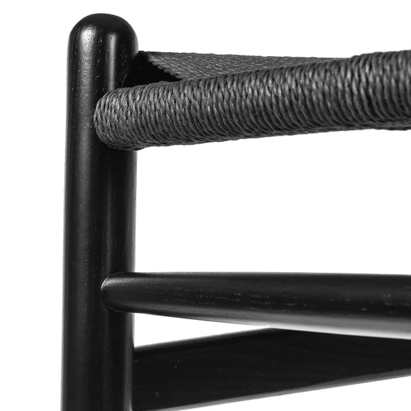 Black Etta Solid Wood Bar