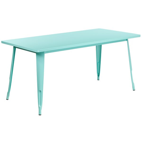 Mint Green Eure Metal Dining Table #LX3008
