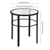 Eva End Table, Black (#K3980)