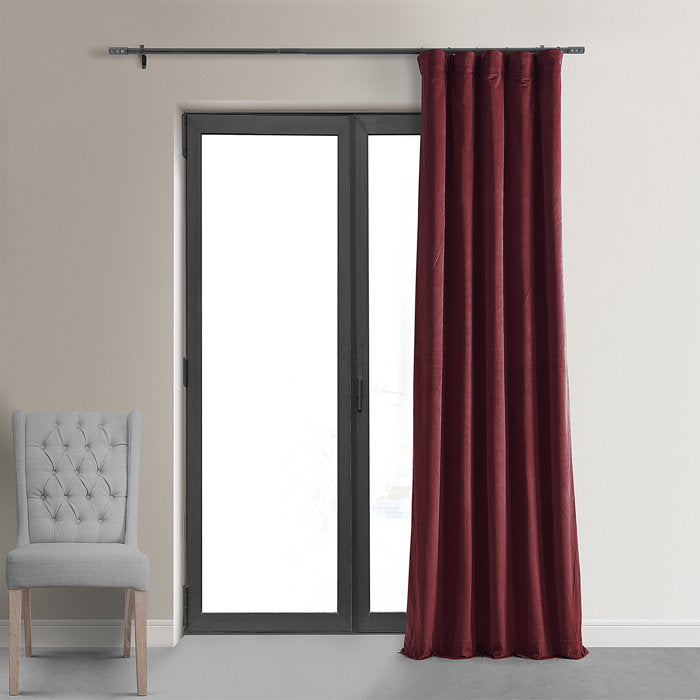 50"W x 108"L Evanne Polyester Curtain, (Set of 2)