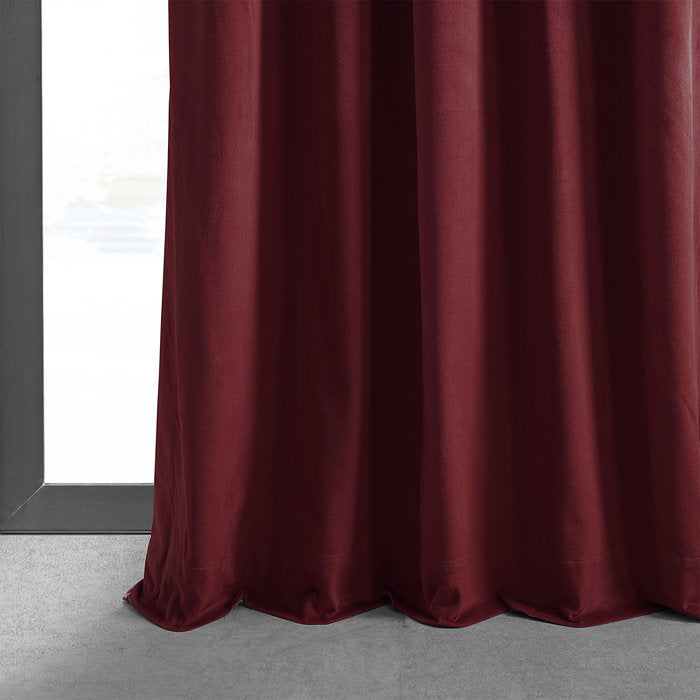 50"W x 108"L Evanne Polyester Curtain, (Set of 2)