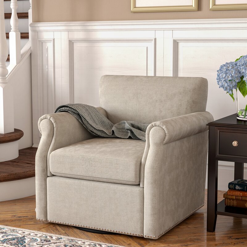 Evans Swivel Armchair #8034