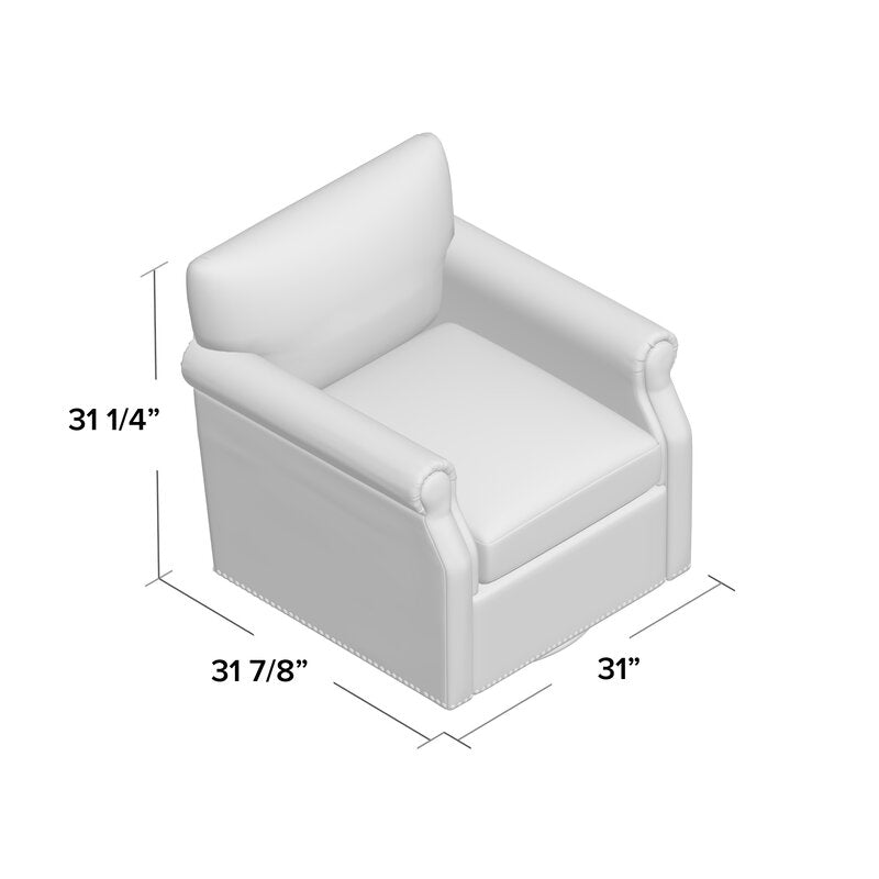 Evans Swivel Armchair #8034