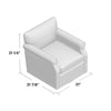 Evans Swivel Armchair #8034